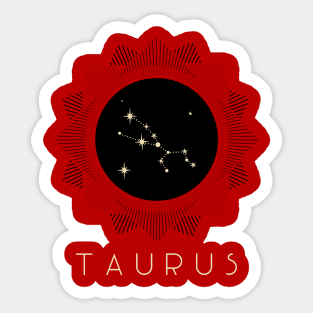 taurus zodiac sign test Sticker